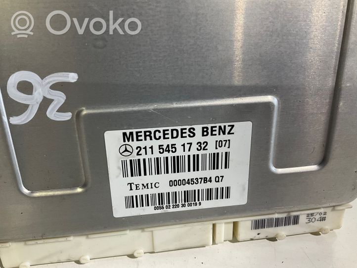 Mercedes-Benz E W211 Pakabos valdymo blokas 2115451732