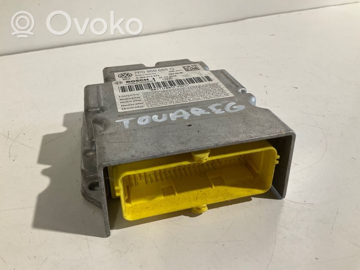 Volkswagen Touareg II Module de contrôle airbag 7P0959655G