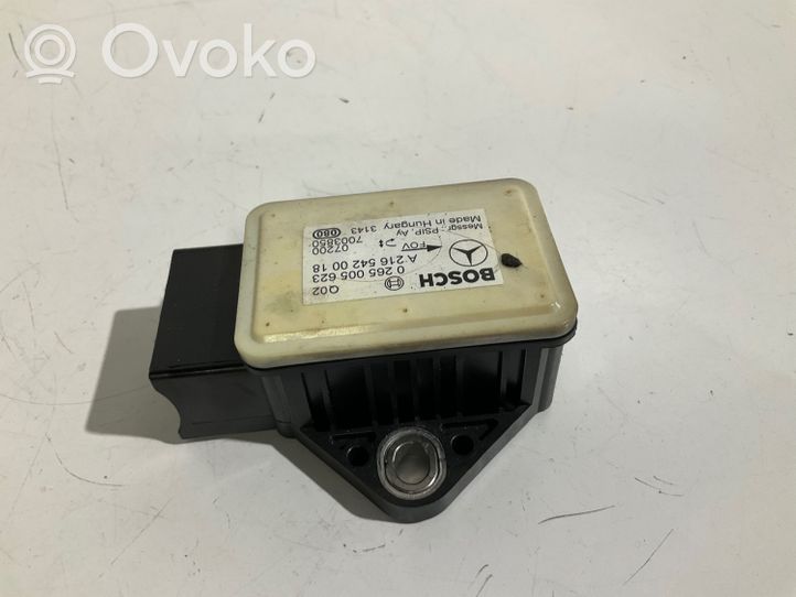 Mercedes-Benz E W211 Sensore di imbardata accelerazione ESP A2165420018