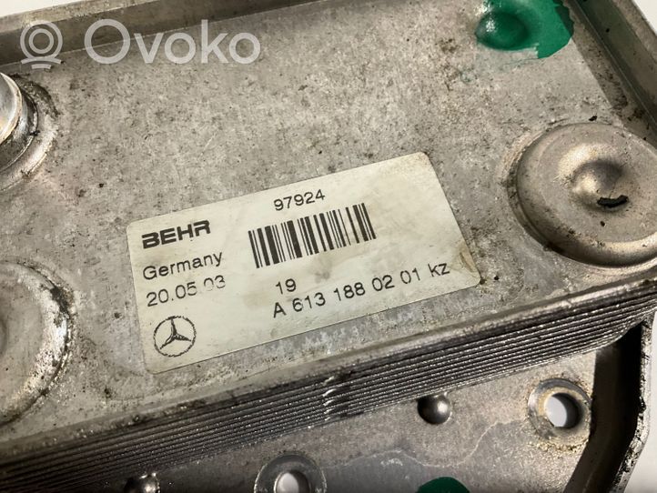 Mercedes-Benz E W211 Supporto di montaggio del filtro dell’olio A6131880201