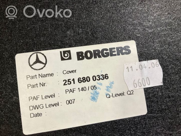 Mercedes-Benz R W251 Kita salono detalė 2516800336