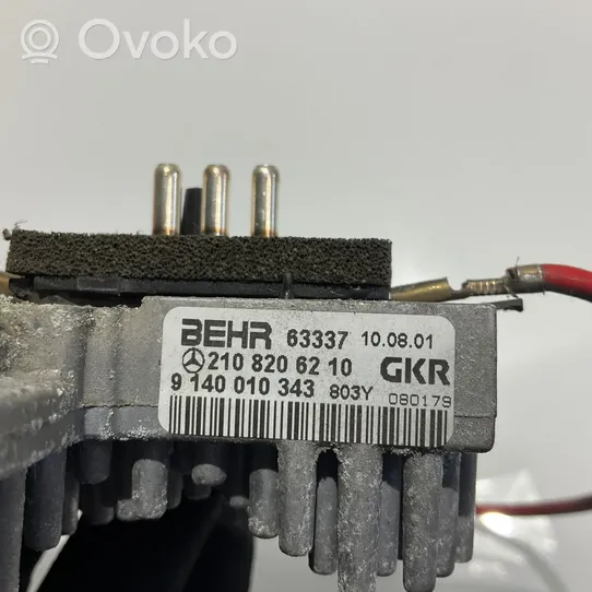 Mercedes-Benz E W210 Heater blower motor/fan resistor 2108206210