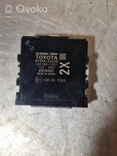 Toyota Camry VIII XV70  Pysäköintitutkan anturi (PDC) 8934033230