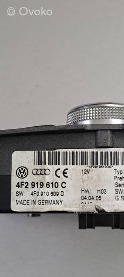 Audi A6 S6 C6 4F Pääyksikkö multimedian ohjaus 4F2919610C
