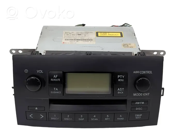 Toyota Corolla Verso E121 Radio/CD/DVD/GPS-pääyksikkö 8612013060B0