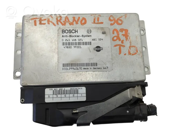 Nissan Terrano Unidad de control/módulo del ABS 478507F001