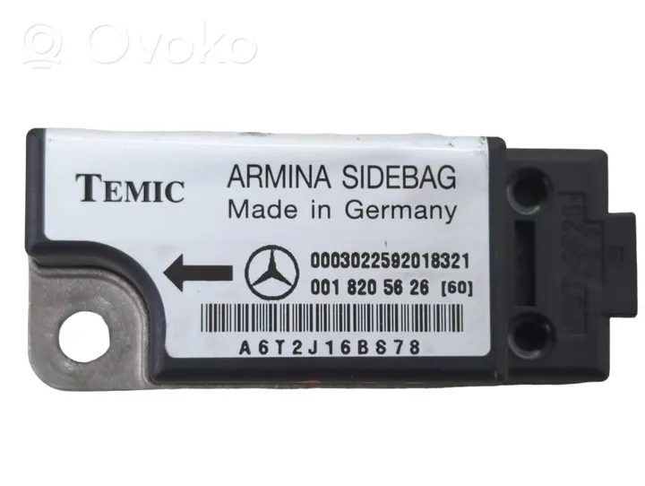 Mercedes-Benz E W210 Sensore d’urto/d'impatto apertura airbag 0018205626