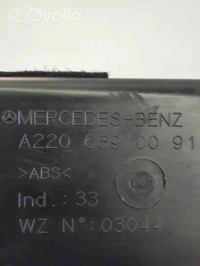 Mercedes-Benz S W220 Schowek deski rozdzielczej A2206890091