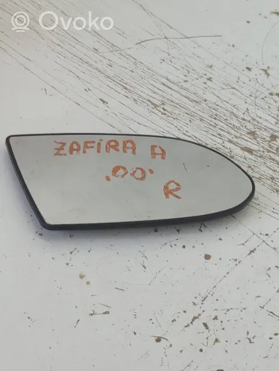 Opel Zafira A Verre de rétroviseur latéral 