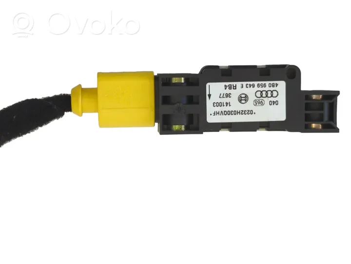 Audi A3 S3 8P Airbagsensor Crashsensor Drucksensor 4B0959643E