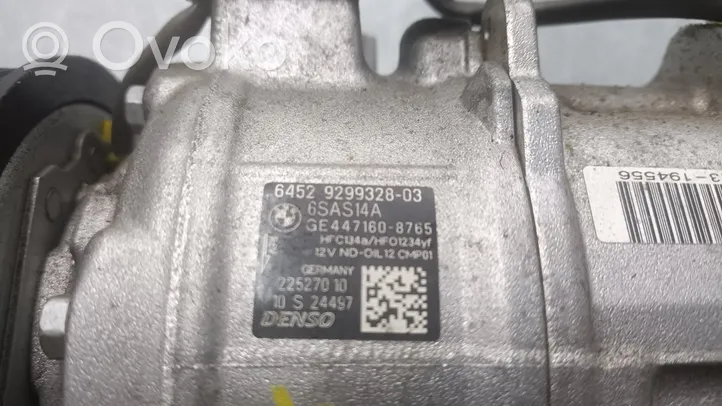 BMW 4 F36 Gran coupe Air conditioning (A/C) compressor (pump) 6452929932803