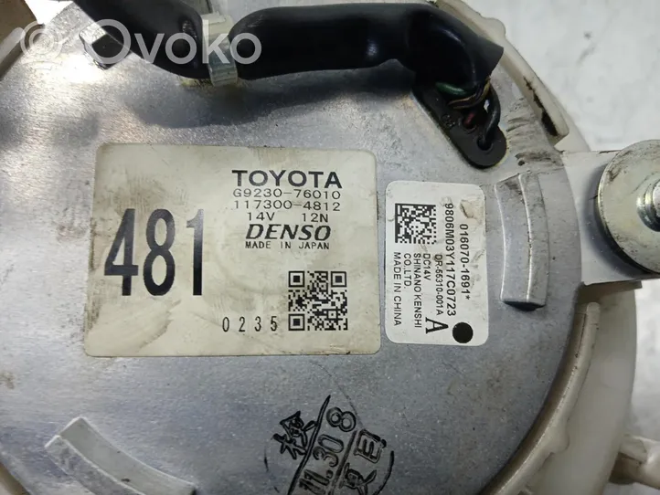 Toyota Prius (XW30) Sisälämmityksen ilmastoinnin korin kotelo G923076010