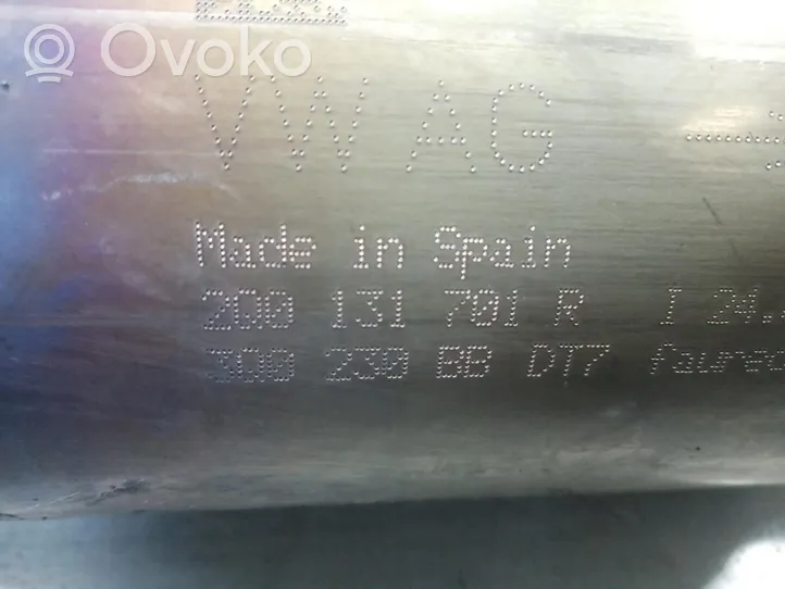 Volkswagen Polo VI AW Katalizatorius/ FAP/DPF kietųjų dalelių filtras 2Q0131701R