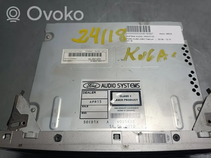 Ford Kuga II Panel / Radioodtwarzacz CD/DVD/GPS VP6M2F-18C821-AG