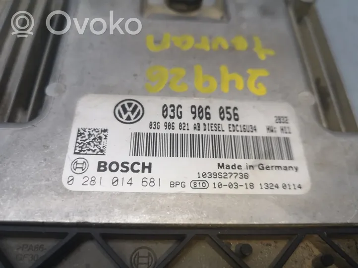 Volkswagen Touran I Sterownik / Moduł ECU 03G906056