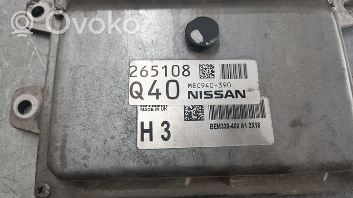 Nissan Juke I F15 Moottorin ohjainlaite/moduuli MEC940390