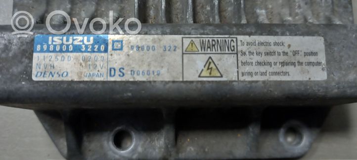 Opel Astra H Sterownik / Moduł ECU 98000322