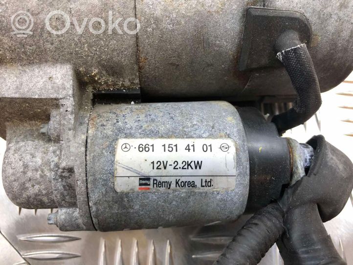 SsangYong Rodius Starter motor 6611514101