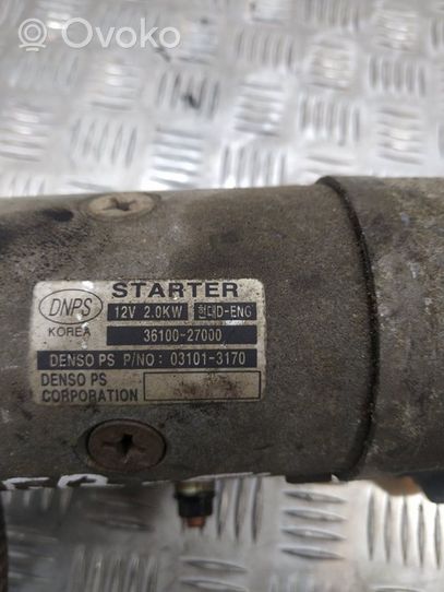 Hyundai Santa Fe Starter motor 031013170