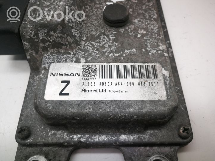 Nissan X-Trail T31 Calculateur moteur ECU JD80AA64000