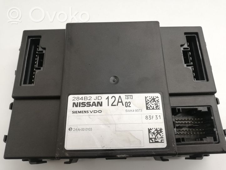 Nissan Qashqai+2 Sterownik / Moduł komfortu 284B2JD