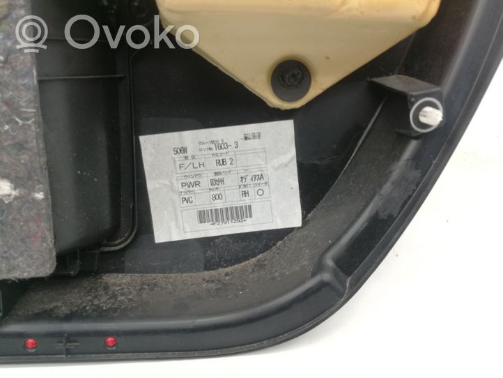 Toyota Verso-S Boczki / Poszycie drzwi przednich 6762052Z60