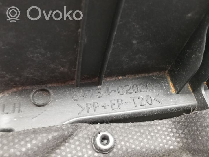 Toyota Corolla E120 E130 Garniture panneau latérale du coffre 6473402020