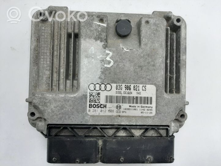 Audi A3 S3 8P Engine control unit/module 03G906021CS