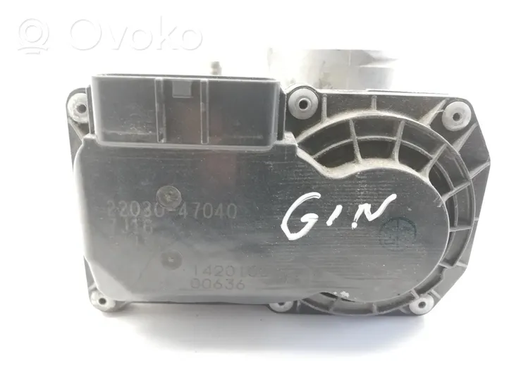 Toyota Yaris Throttle valve 2203047040