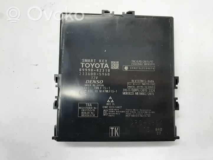 Toyota RAV 4 (XA50) Module de contrôle sans clé Go 8999042310
