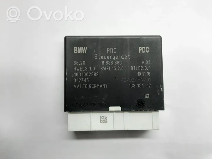BMW X3 F25 Pysäköintitutkan (PCD) ohjainlaite/moduuli 6836883