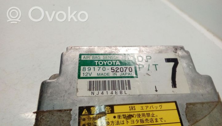 Toyota Yaris Verso Turvatyynyn ohjainlaite/moduuli 8917052070