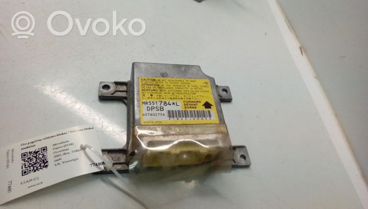 Mitsubishi Pajero Oro pagalvių valdymo blokas MR551784L