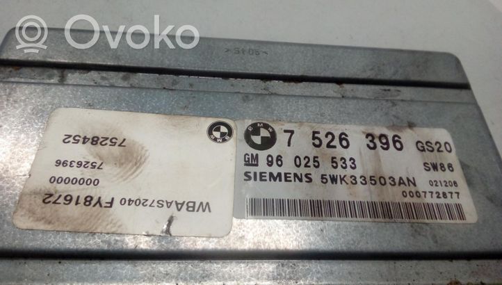 BMW 3 E46 Sterownik / Moduł skrzyni biegów 7526396