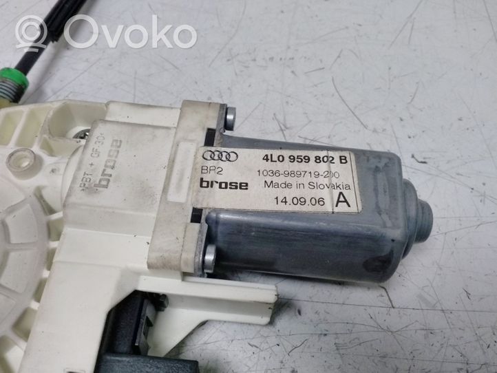 Audi Q7 4L Front door window regulator with motor 4L0837462A