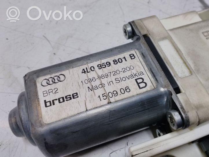 Audi Q7 4L Elektryczny podnośnik szyby drzwi tylnych 4L0959801B