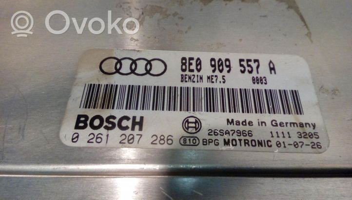 Audi A4 S4 B6 8E 8H Unidad de control/módulo del motor 8E0909557A