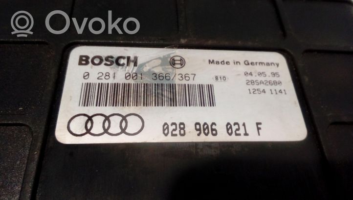 Audi A4 S4 B5 8D Блок управления двигателя 0281001366