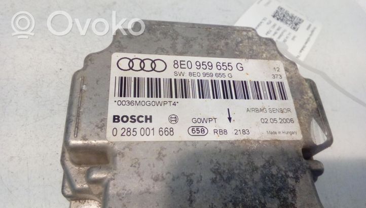 Audi A4 S4 B7 8E 8H Centralina/modulo airbag 8E0959655G