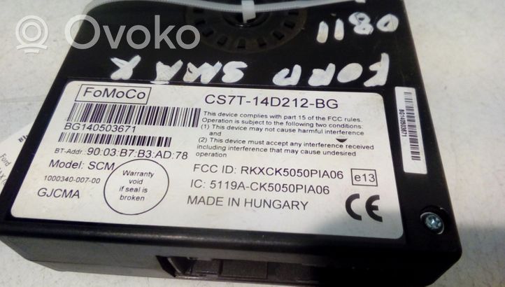 Ford S-MAX Moduł / Sterownik Bluetooth CS7T14D212BG