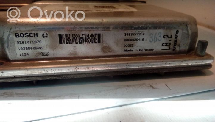 Volvo S60 Sterownik / Moduł ECU 0281011078