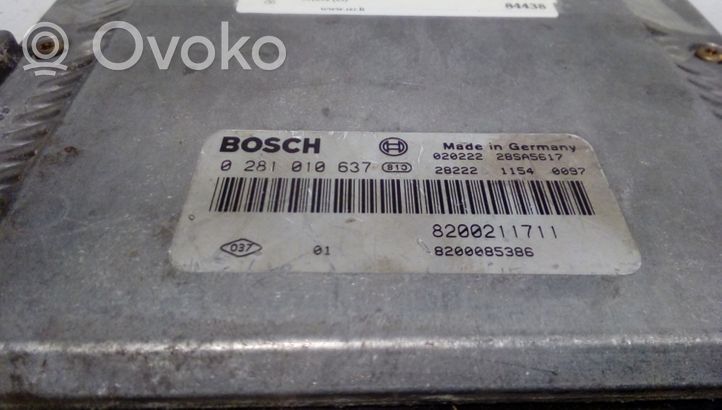 Renault Vel Satis Sterownik / Moduł ECU 0281010637