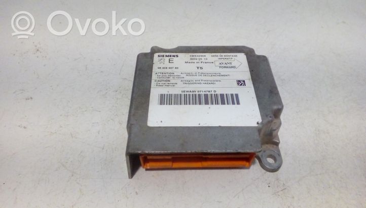 Peugeot 307 Module de contrôle airbag 9645840780