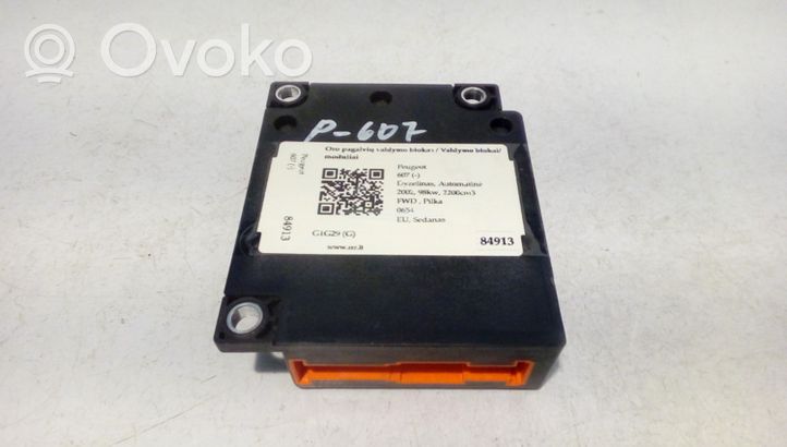 Peugeot 607 Module de contrôle airbag 9640341180