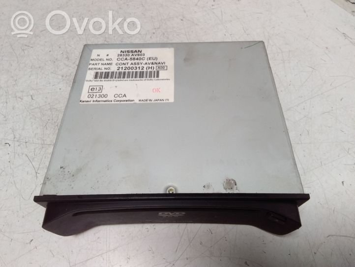 Nissan Primera Navigaatioyksikkö CD/DVD-soitin 28330AV603