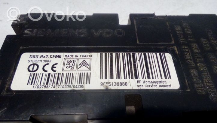 Citroen C4 I Tire pressure control unit 9655139880