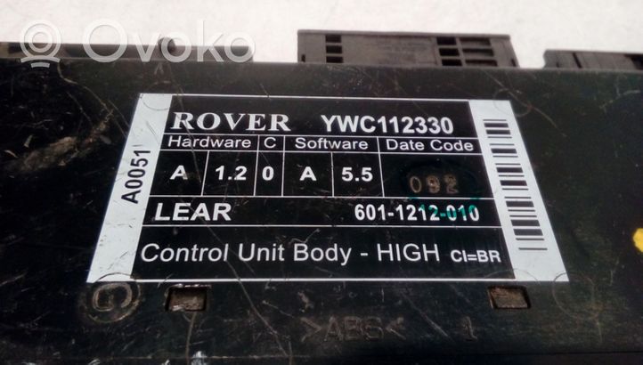 Rover 75 Module confort YWC112330