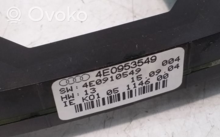 Audi A8 S8 D3 4E Sensore angolo sterzo 4F0953549