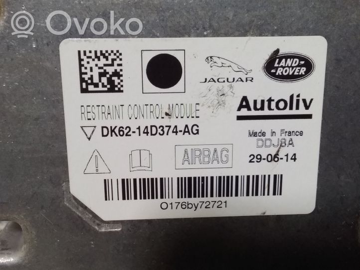 Land Rover Range Rover Evoque L538 Centralina/modulo airbag DK6214D374AG