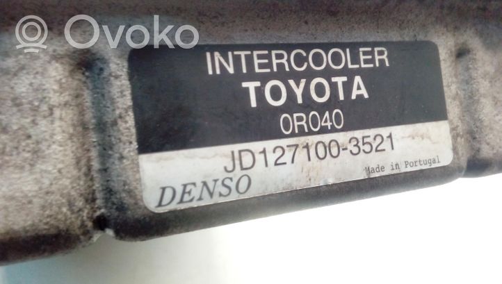 Toyota Avensis T270 Chłodnica powietrza doładowującego / Intercooler JD1271003521